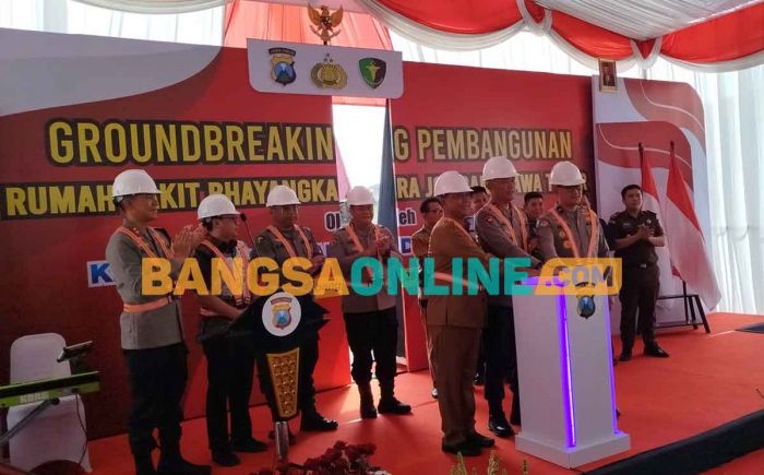 Kapolda Jatim Buka Pembangunan RS Bhayangkara di Jombang