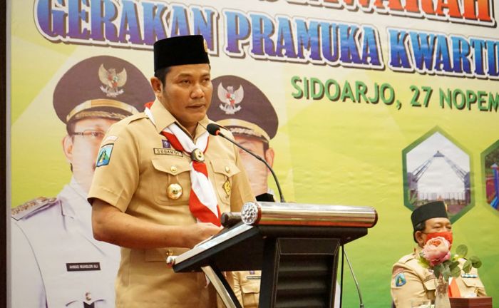 Terpilih Aklamasi, Wabup Subandi Jabat Ketua Kwarcab Gerakan Pramuka Sidoarjo 2021-2026
