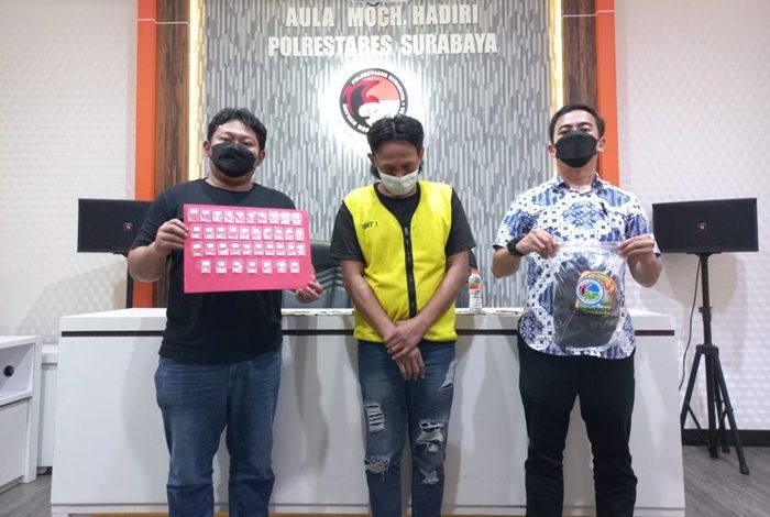 Ranjau Sabu di Pom Bensin Lama Krian Sidoarjo, Warga Ketintang Surabaya Diringkus Polisi