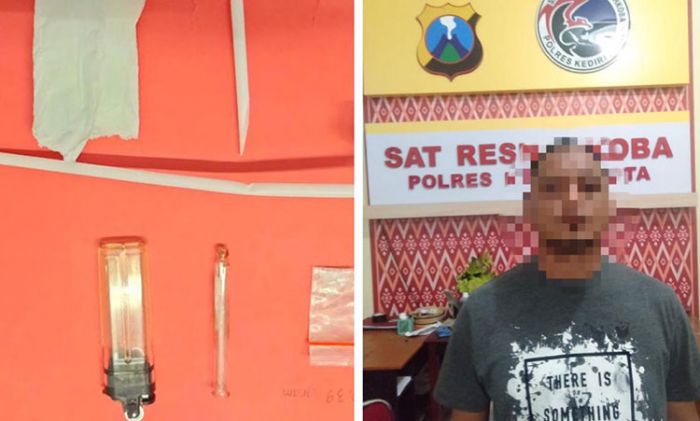 Simpan Sabu-Sabu, Pria Jamsaren Kediri Ditangkap Polisi di Kamar Hotel