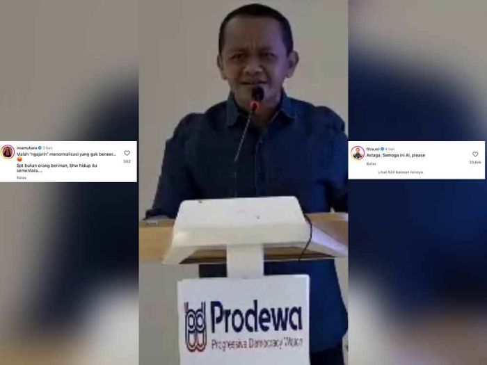Beredar Video Pernyataan Bahlil soal Oligarki, Netizen Geram, Fitra Eri: Semoga Ini Cuma AI Beredar Video Pernyataan Bahlil soal Oligarki, Netizen Geram, Fitra Eri: Semoga Ini Cuma AI
