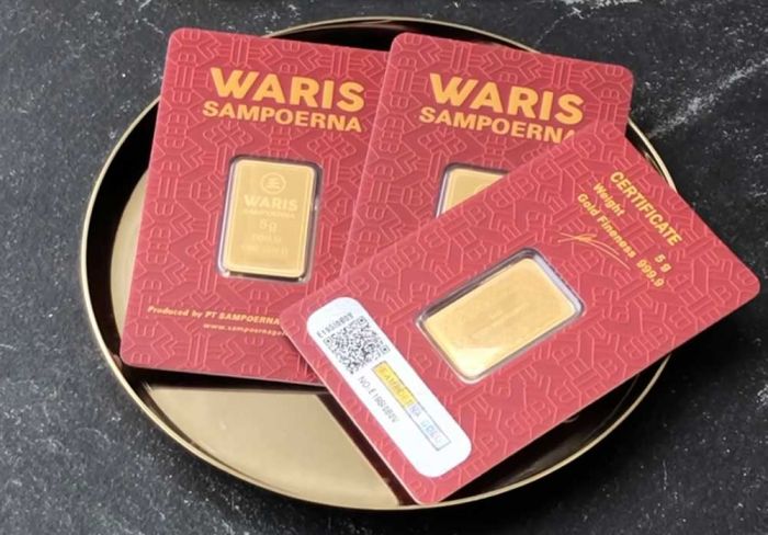Turun Tipis, Simak Daftar Harga Emas Waris Sampoerna Terbaru Hari Ini