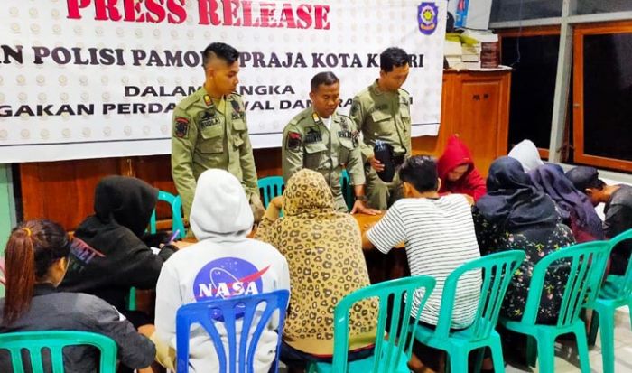 Razia Kamar Kos, Satpol PP Kota Kediri Panen Pasangan Kumpul Kebo