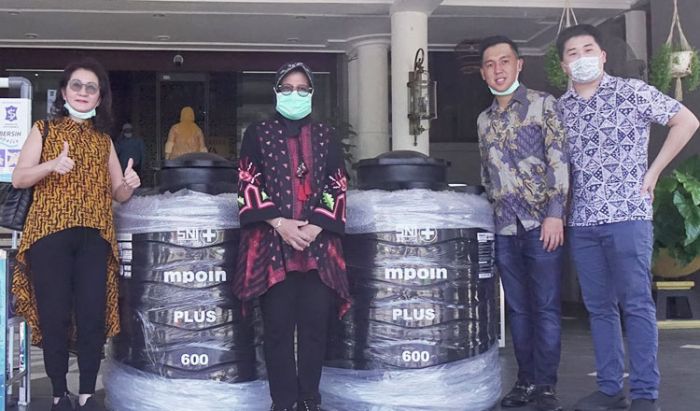 Luar Biasa! Mpoin Sumbang 270 Tangki Air untuk Tangani Virus Covid-19