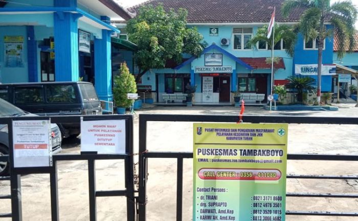 2 Orang Terpapar Corona, Puskesmas Tambakboyo Tutup dan Seluruh Karyawan Isolasi Mandiri