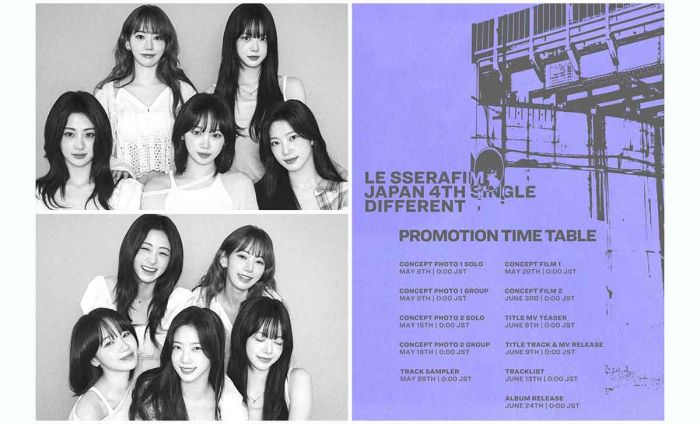 LE SSERAFIM Siap Rilis Single Jepang Keempat LE SSERAFIM Siap Rilis Single Jepang Keempat