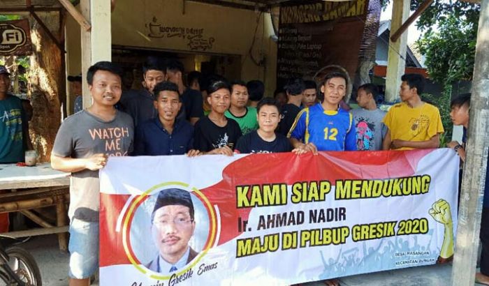 Nadir Dapat Dukungan dari Komunitas Milenial Desa Masangan