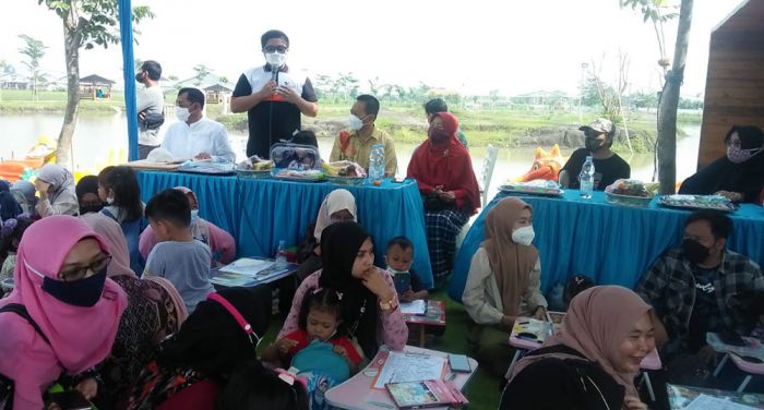 Anggota DPRD Sidoarjo Gelar Lomba Mewarnai Tingkat PAUD dan TK di Yussar Fishing and Playground