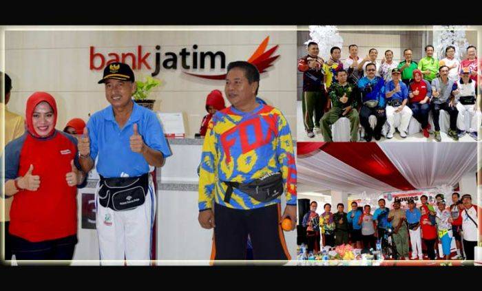 Eratkan Silaturahmi, Bank Jatim Gowes Bersama Forpimda dan Masyarakat Ponorogo