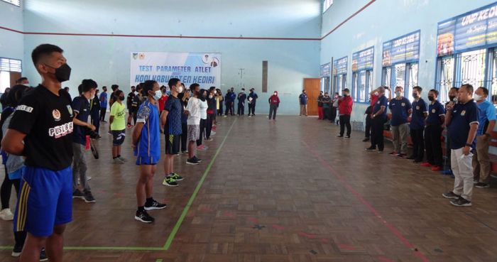 Kejar Target 10 Besar Porprov Jatim, KONI Kabupaten Kediri Gelar Tes Parameter Atlet