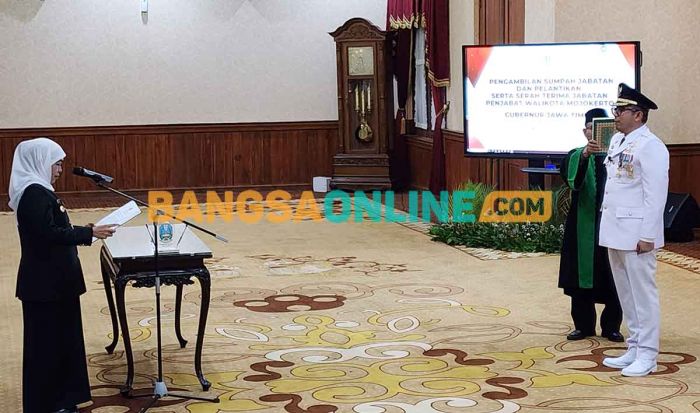 Resmi! Gubernur Khofifah Lantik Ali Kuncoro Jadi Pj Wali Kota Mojokerto