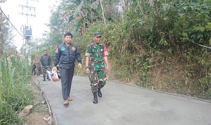 Wujudkan Impian Warga Bendungan, Satgas TMMD Trenggalek Bangun Jalan 1.620 Meter 