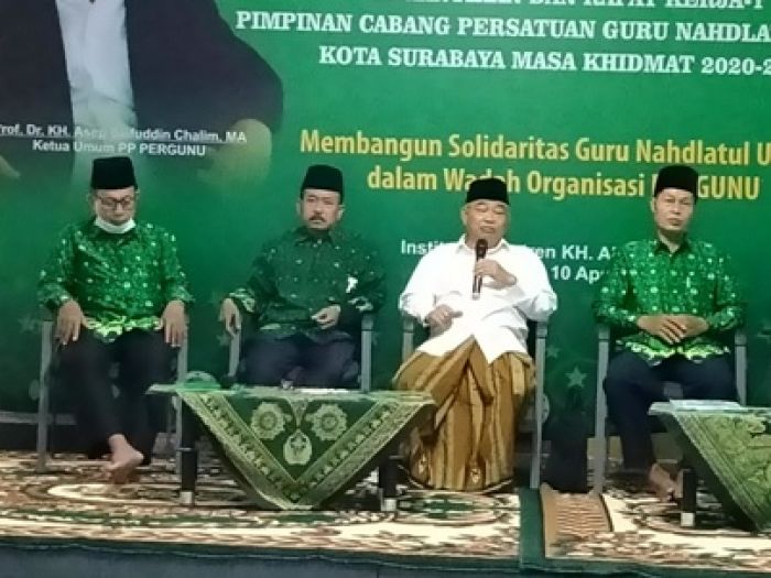 ​Pengurus Pergunu Surabaya Dilantik, Kiai Asep Ingatkan Guru, Tak Ada Murid Bodoh