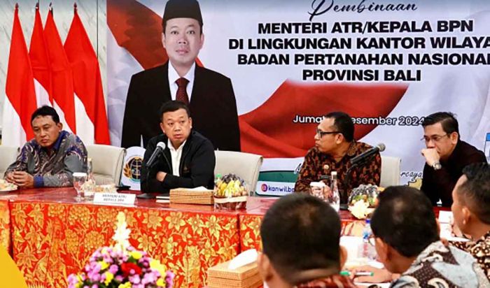 Menteri ATR/BPN Minta Jajaran Kanwil di Bali Jawab Tantangan Birokrasi Modern