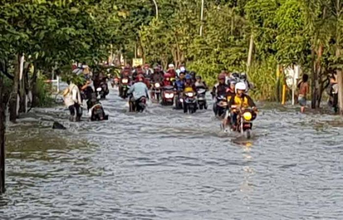 Anggaran Pemkab Minim, Luapan Kali Lamong masih Ancam Warga Gresik