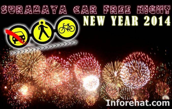 Pemkot Surabaya Gelar Car Free Night Dimalam Tahun Baru