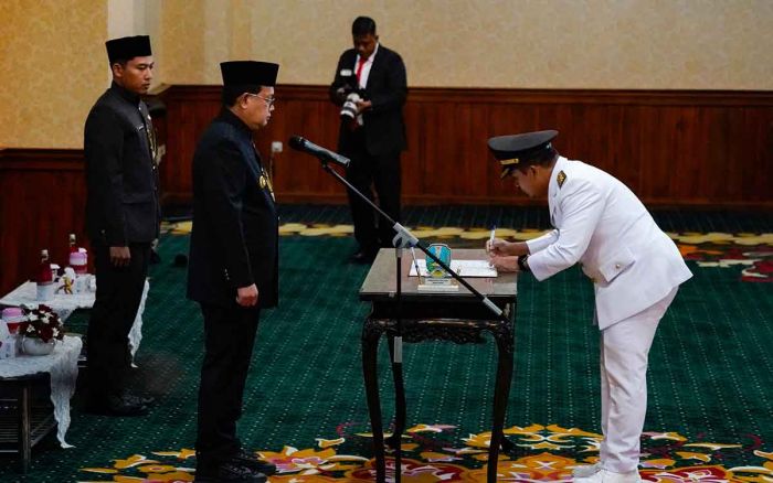 Adi Wibowo Dikukuhkan Jadi Wali Kota Pasuruan