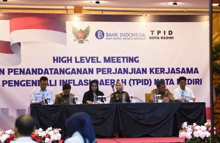 High Level Meeting TPID 2024, Kota Kediri Masuk 10 Daerah dengan Inflasi Terendah se-Indonesia