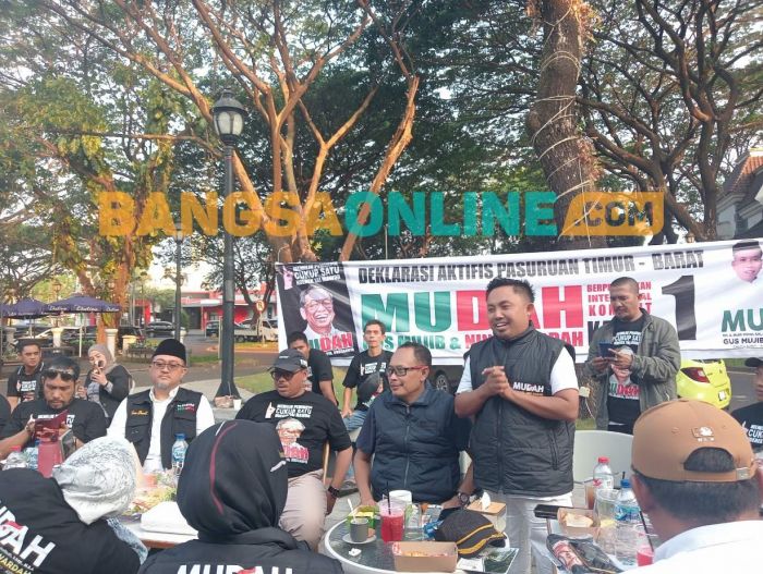 Deklarasi Aktivis Pasuruan Dukung Paslon MUDAH, Samsul Hidayat: Kualitasnya Jelas