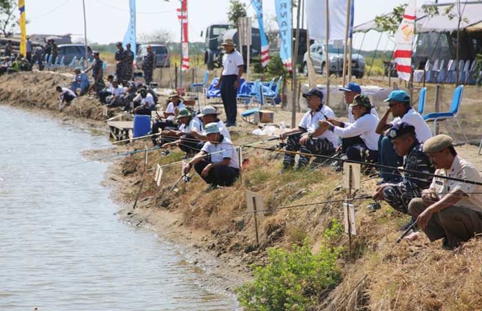 3.110 Kg Ikan Berhasil Diraih dalam Lomba Pancing di Koarmatim