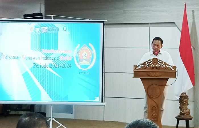 Bambang Iswahyudi Terpilih Aklamasi Jadi Ketua PWI Kediri Periode 2021 - 2024