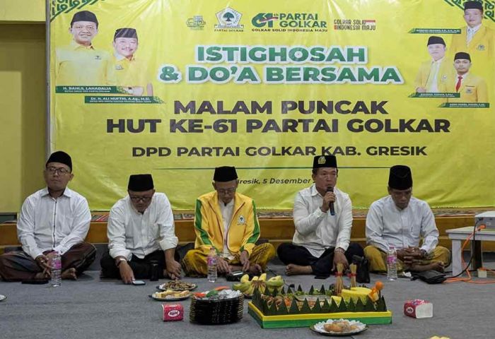 Golkar Gresik Gelar Istigasah dan Doa Bersama di Puncak Peringatan HUT ke-61