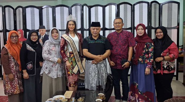 Raih Prestasi Internasional, Almira Lathifa Zulfa Silaturahmi ke Bupati Malang