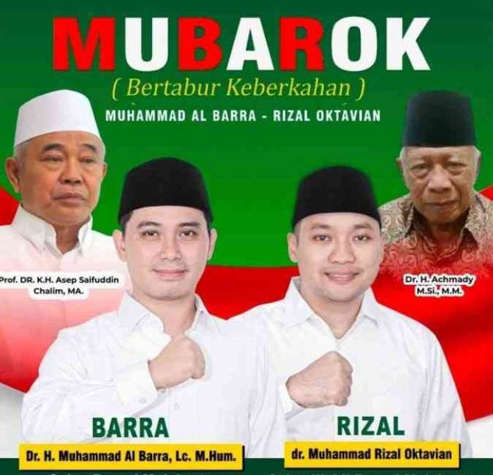 Gegara Mitos Politik dan Lawan Petahana, Gus Barra-dr Rizal Sempat Diramal Kalah