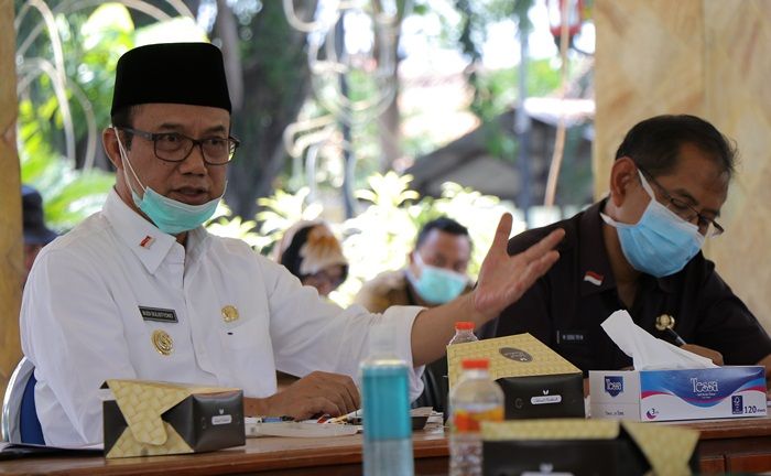 ​Bupati Ngawi Gelar Rakor Antisipasi Pemudik Jelang Lockdown DKI