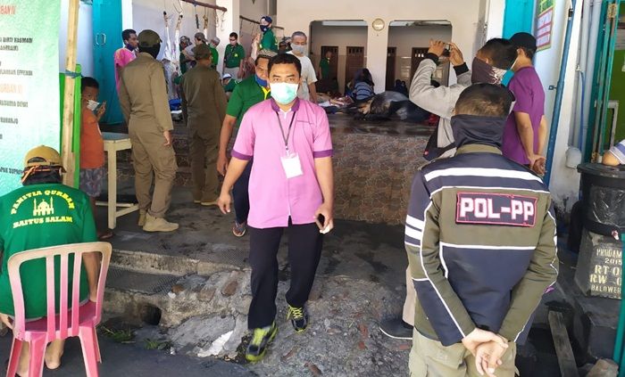 Hari Raya Kurban, Satpol PP Kota Kediri Sidak Protokol Kesehatan di Masjid-masjid