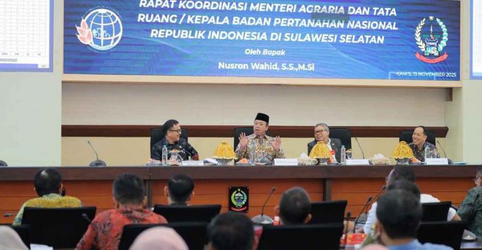 Menteri ATR/BPN Tekankan Sinergi Pertanahan di Sulawesi Selatan