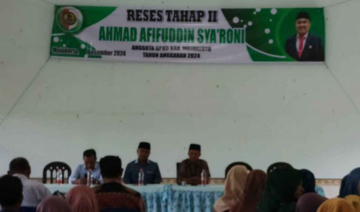 Gelar Reses Tahap 2, Anggota DPRD Kabupaten Mojokerto dari Fraksi PPP ini Sapa Masyarakat