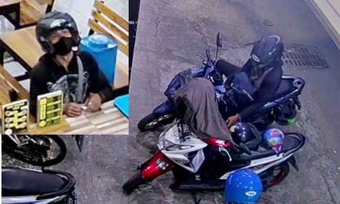 Laptop Wartawan Disikat Maling Berhelm Ojol di Surabaya