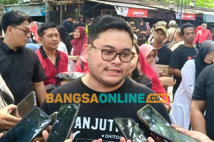 Pembangunan Pasar dan Jembatan Lama Kandangan Jadi Perhatian Dhito Bila Terpilih Lagi Jadi Bupati