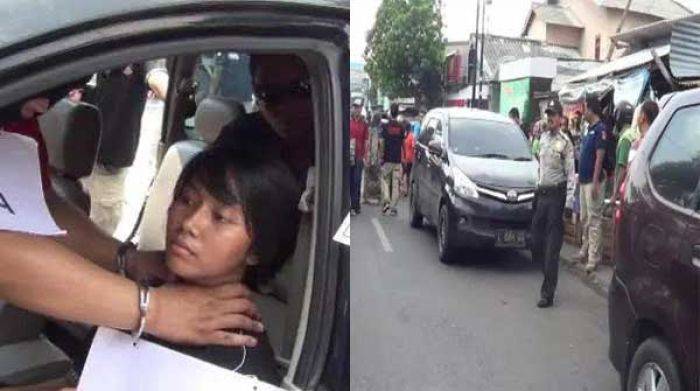 Rekonstruksi Pembunuhan di Pasar Manyar Surabaya jadi Tontonan Warga