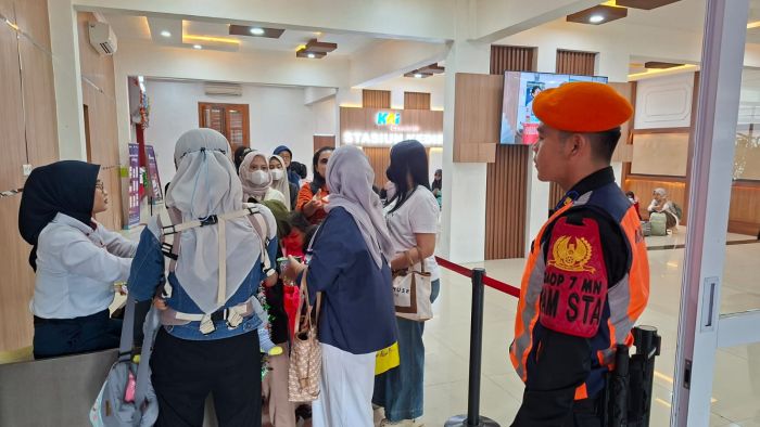 KAI Daop 7 Madiun Perketat Pengamanan Stasiun dan Jalur KA di Momen Nataru 2026