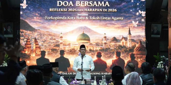 Doa Bersama Pemkot Batu Sambut 2026, Refleksi Pembangunan dan Solidaritas Bencana
