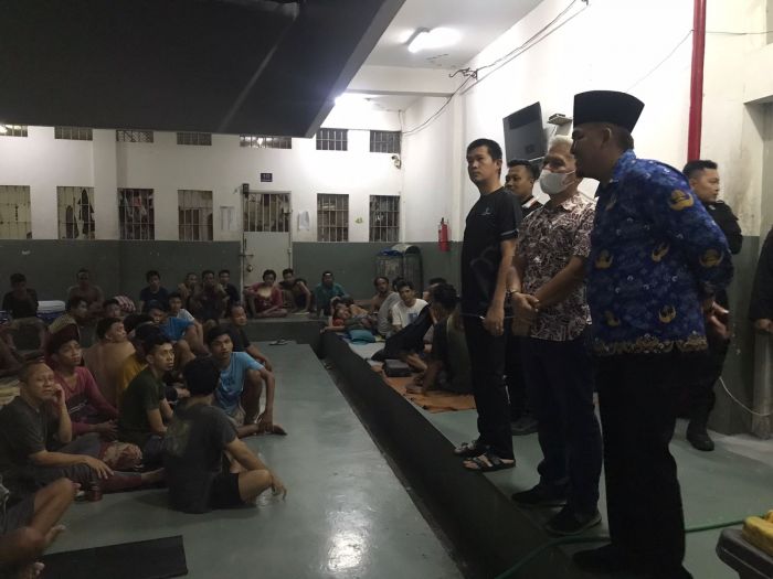 Kadivpas Kemenkumham Jatim Sidak ke Lapas Medaeng Minggu Malam