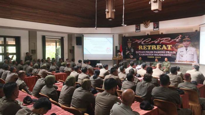 Pemkab Mojokerto Gelar Retreat untuk Satpol PP Pemkab Mojokerto Gelar Retreat untuk Satpol PP