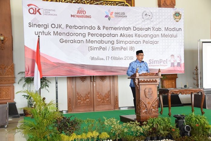 Wabup Madiun Hadiri Sosialisasi Literasi Keuangan Guru SD-SMP se-Kabupaten