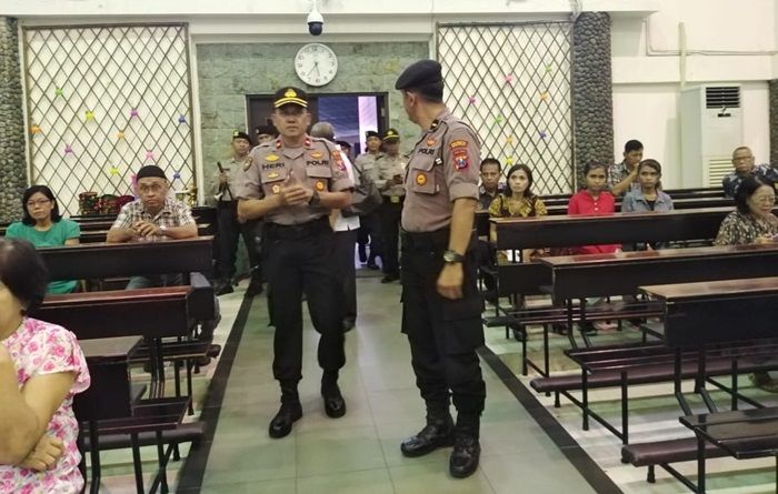 Siap Amankan Natal 2019, Polresta Sidoarjo Gelar Geladi Pengamanan Gereja