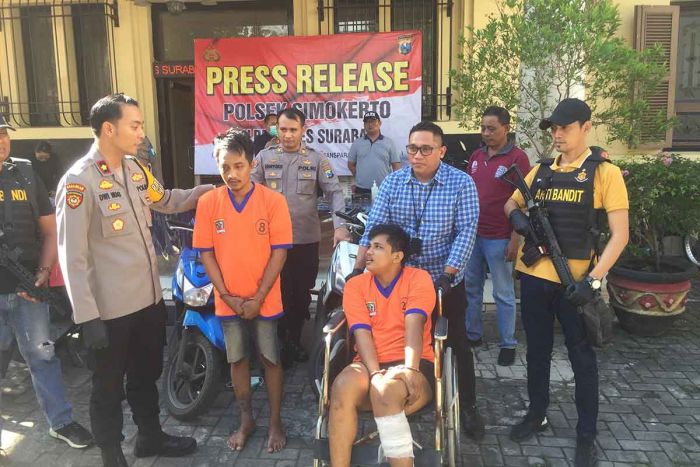 Satu dari Dua Pelaku Pencurian Motor di Mall Marvel City Surabaya Dilumpuhkan Polisi