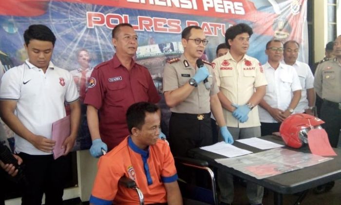 Satreskrim Polres Batu Ringkus Residivis Jaringan Spesialis Pecah Kaca Mobil Lintas Provinsi