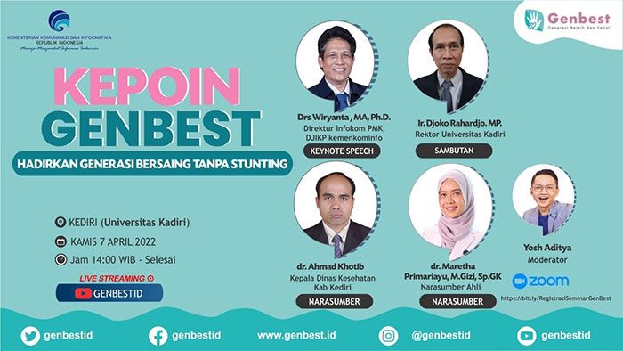 Kemenkominfo Gelar Forum Sosialisasi Generasi Bersih dan Sehat di Kediri