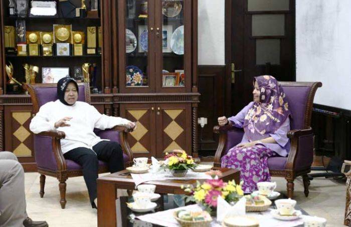 Temui Wali Kota Surabaya, Calon Bupati Mesuji Diminta Tak Lelah Menyapa Warga