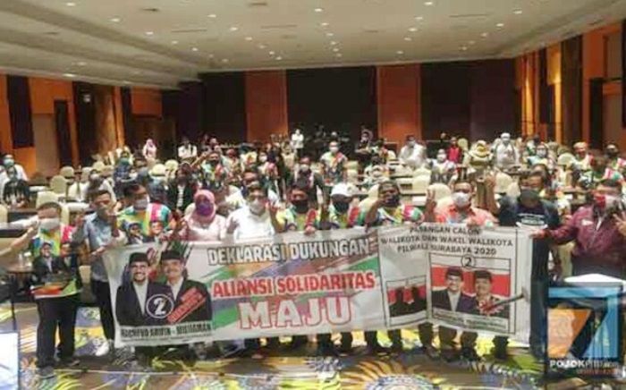 Dukungan Tokoh Muda PSI Berlabuh ke Machfud Arifin-Mujiaman