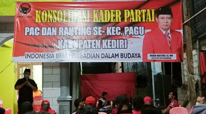 Hadiri Konsolidasi Kader di Pagu, Ketua PDIP Kediri Targetkan 20 Kursi di Pileg 2024