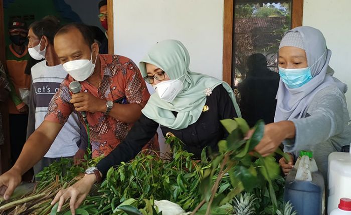 Mbak Wabup Dewi Hadiri Pelatihan Pembuatan Pupuk Cair Organik di Mojo