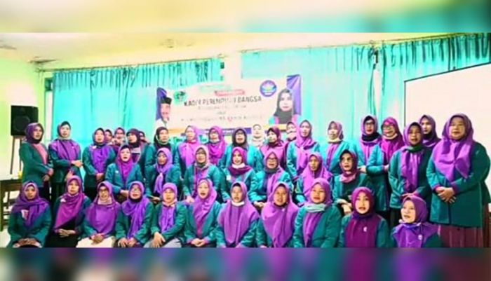 Barisan Perempuan  Bangsa PKB Gresik Deklarasi Dukung Duet Qosim-Alif Maju di Pilbup Gresik 2020