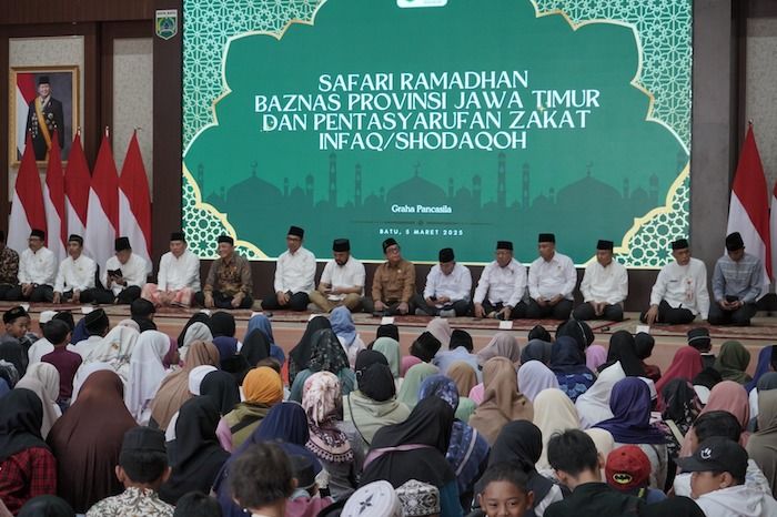 Safari Ramadan, Baznas Jatim Salurkan ZIS pada 500 Anak Yatim di Kota Batu